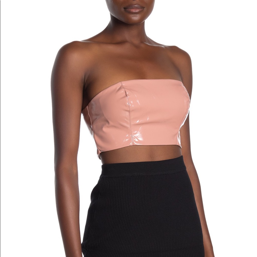 Naked Wardrobe Latex Lowdown Crop